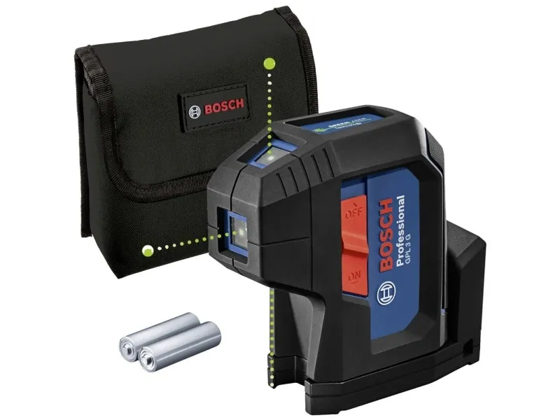 Bosch Professional GPL 3 G Punktlaser inkl. taske Rækkevidde (max.): 30 m