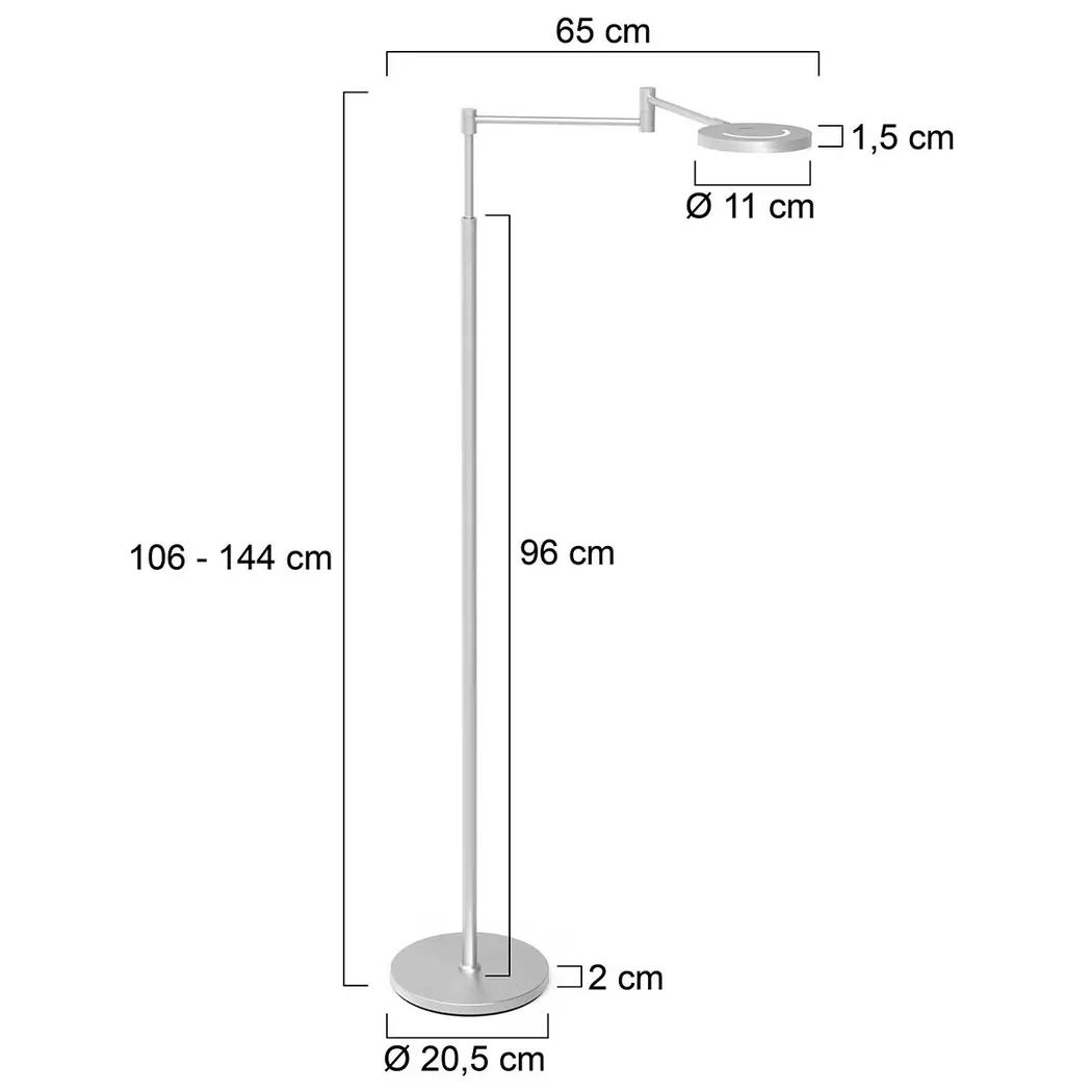 LED-Akkustehlampe Soleil