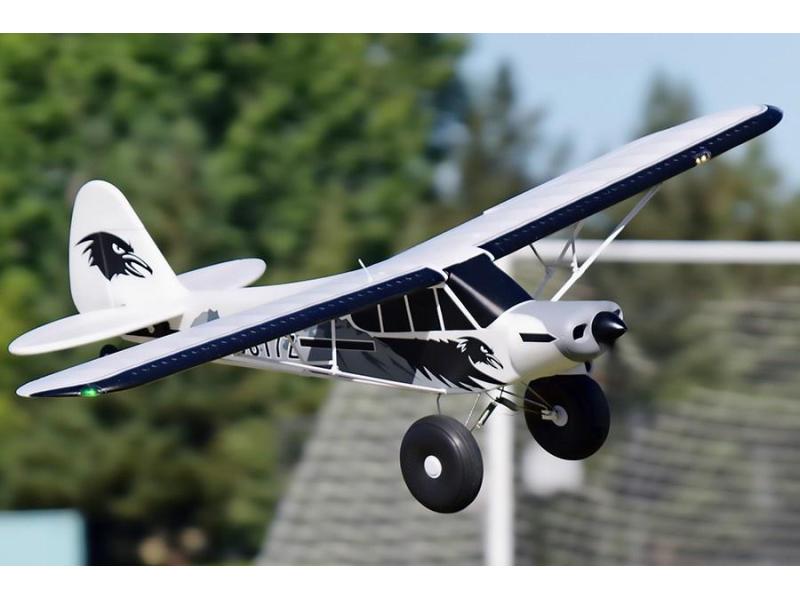 FMS Motorflugzeug Piper PA-18 Super Cub 1700 mm Gyro PNP Piper Buschflieger mit Offroad Fahrwerk und Schwimmer