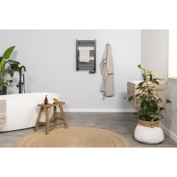 Eurom Handdoekverwarmer Sani-Towel 500 Elektrisch 50x85 cm zwart