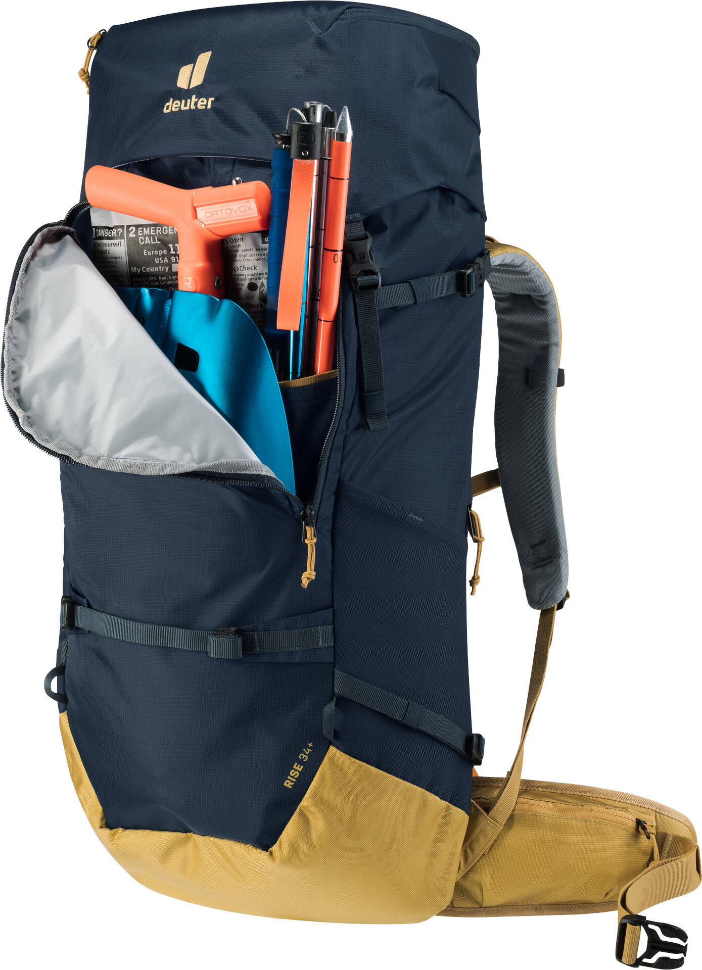 deuter| Herren Schneeschuh-Rucksack Rise 34+