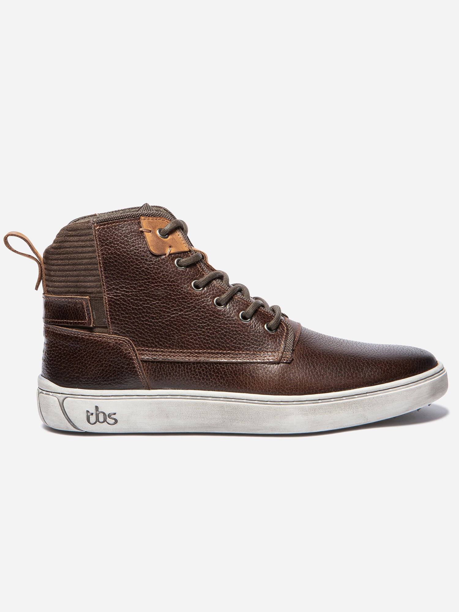 Baskets Montantes Homme Purefoam Cuir Marron Foncé