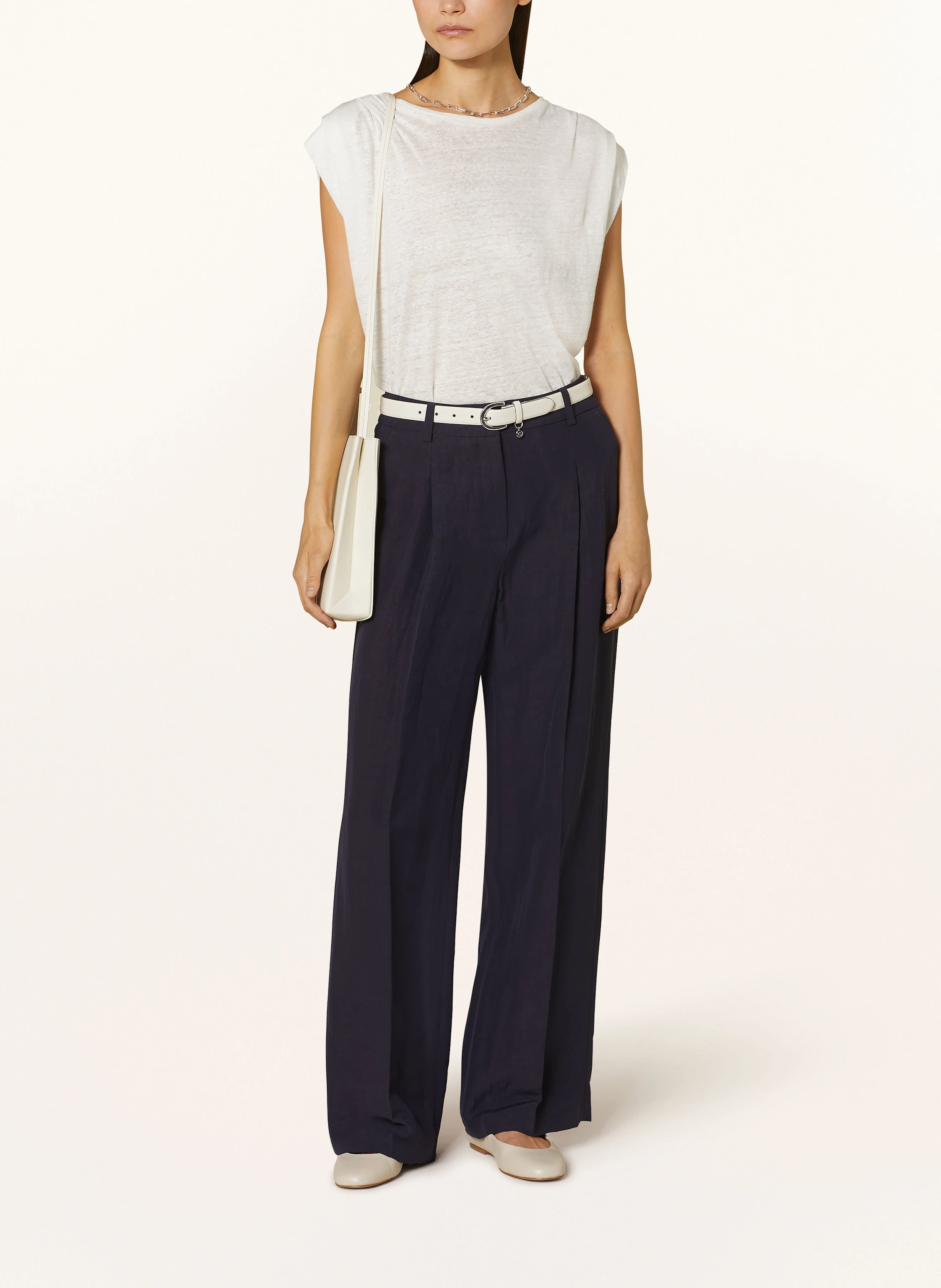 CAMBIO Marlenehose AMELIE mit Leinen