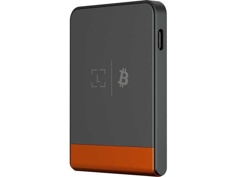 Ledger Flex Orange Hardware-Wallet für Schutz digitaler Vermögenswerte inkl. Recovery Key