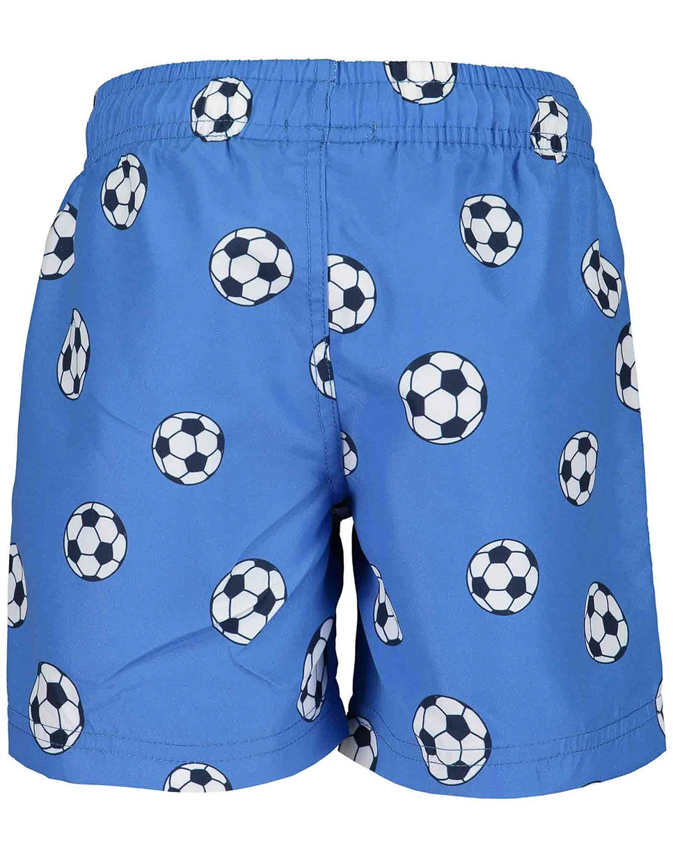 Bade-Bermudas SOCCER AOP in blau