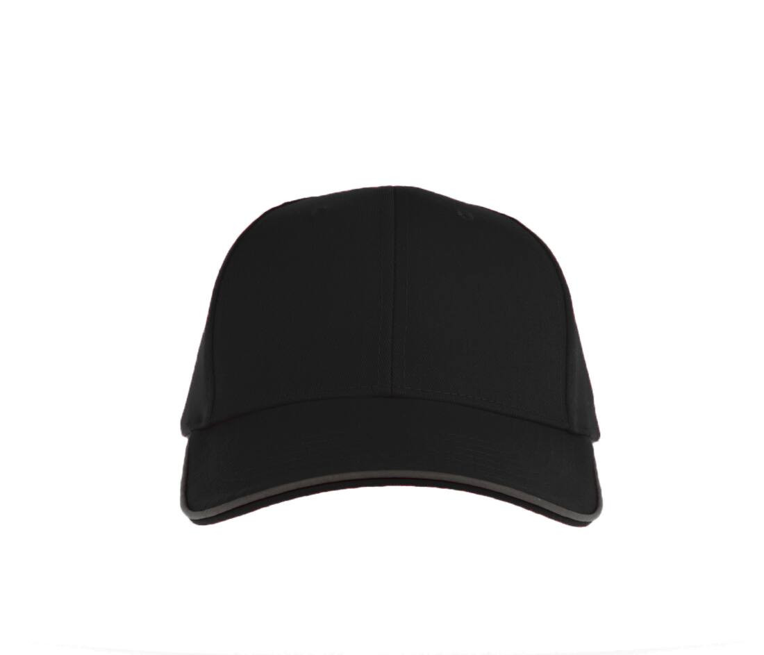 ATLANTIS HEADWEAR AT265 - Casquette 6 pans liseré réfléchissant