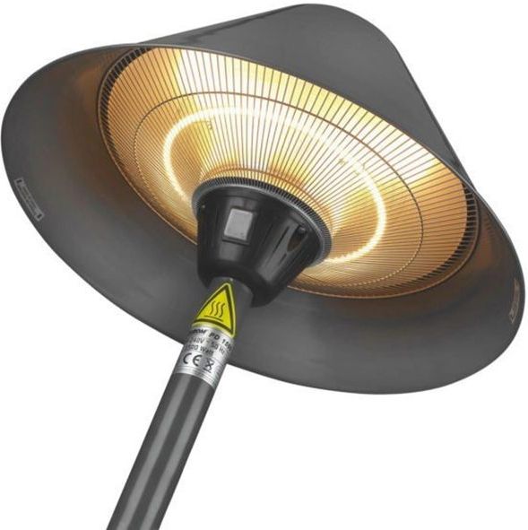Eurom - PD1500T - Halogeen Tafel Heater - Zwart - 1500 Watt