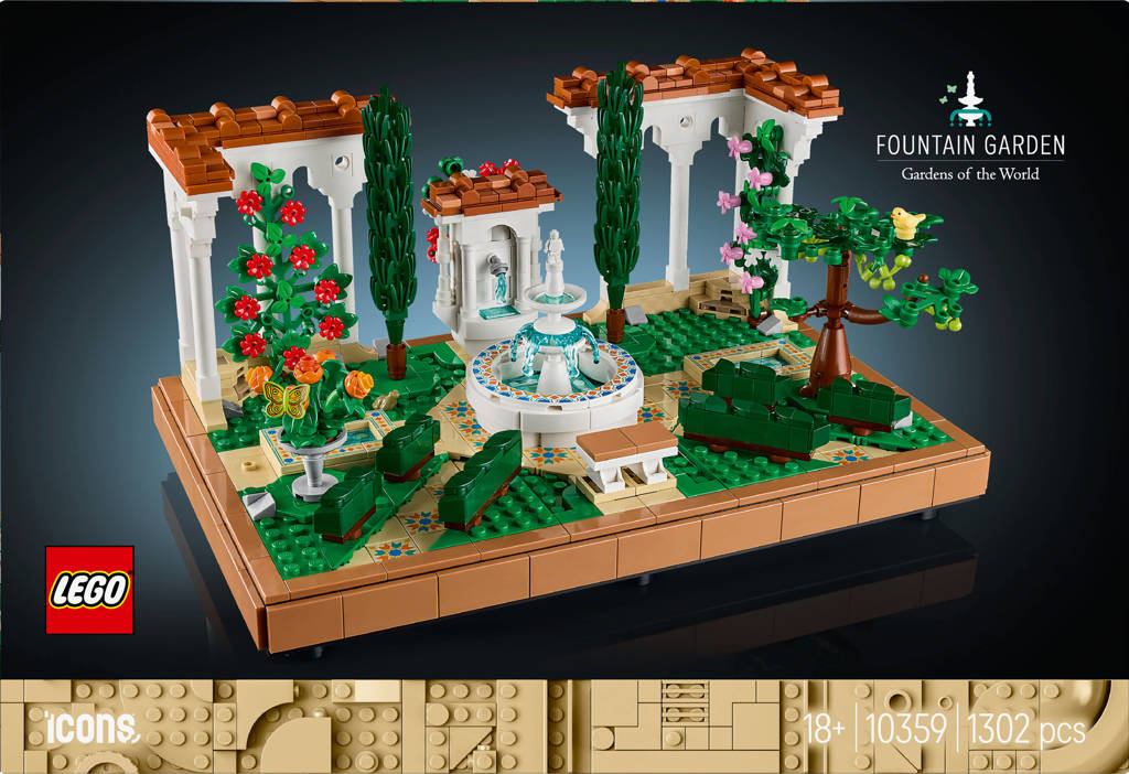 Tuin met fontein 10359