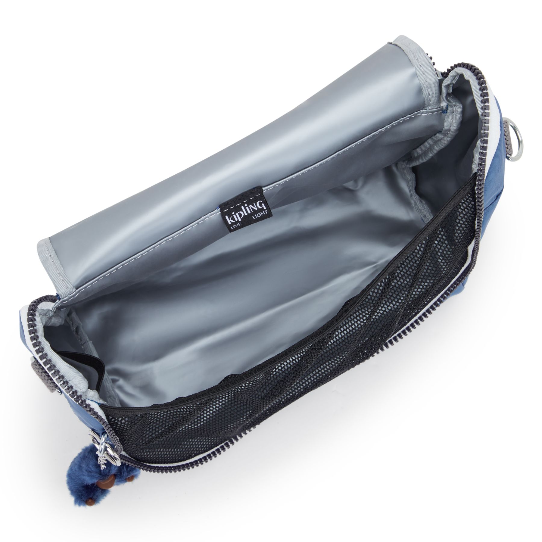 NEW KICHIROU Grand Sac Repas Isotherme avec Manchon pour Valise - Fantasy Blue Block