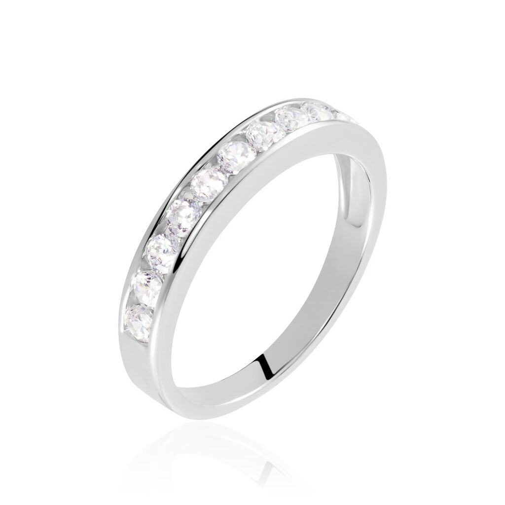 Alliance Céllia Argent Blanc Oxyde De Zirconium