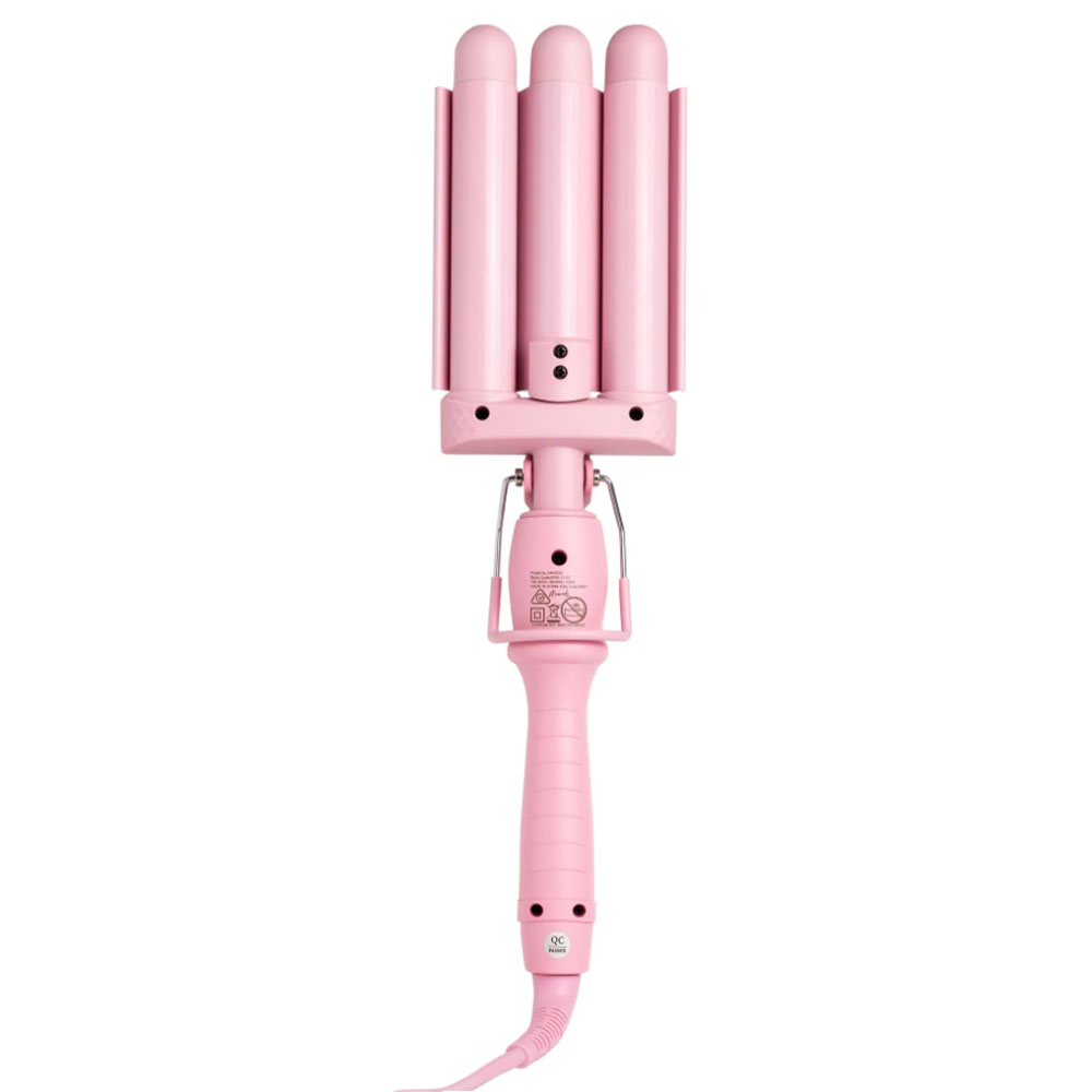 Mini Hair Waver 25mm Dreifaches Keramik Welleneisen Lockenstab  - Pink