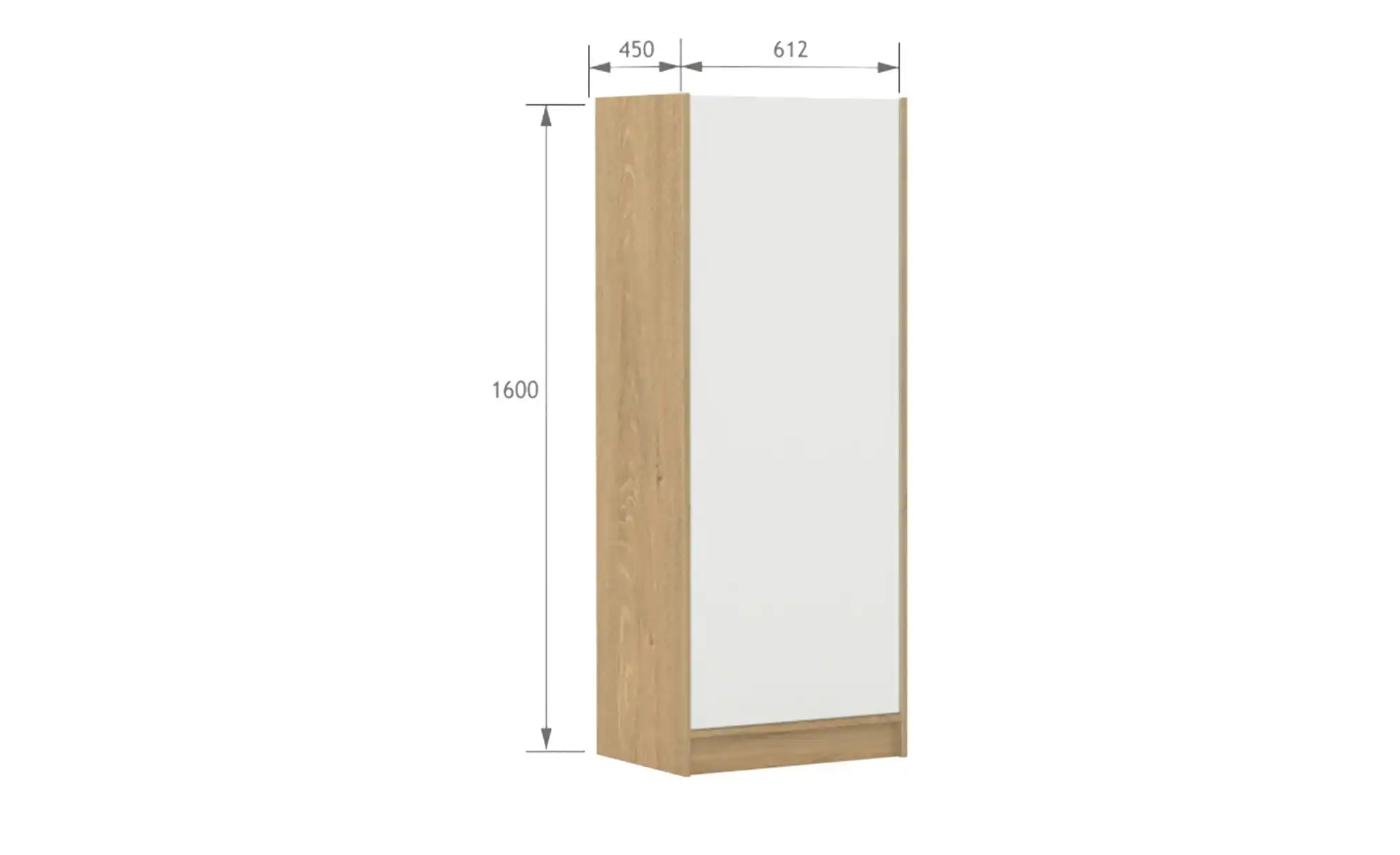 Kleiderschrank White Oak