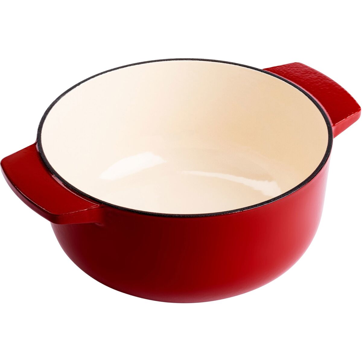 Støpejernsgryte 22 cm/3,3 liter, empire red
