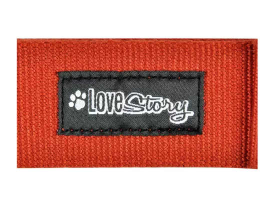 Collier pour chien réglable en viscose de bambou - Orange - Taille L (de 50 à 70 cm)
