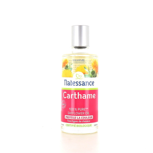 Huile de Carthame Natessance - Cheveux colorés