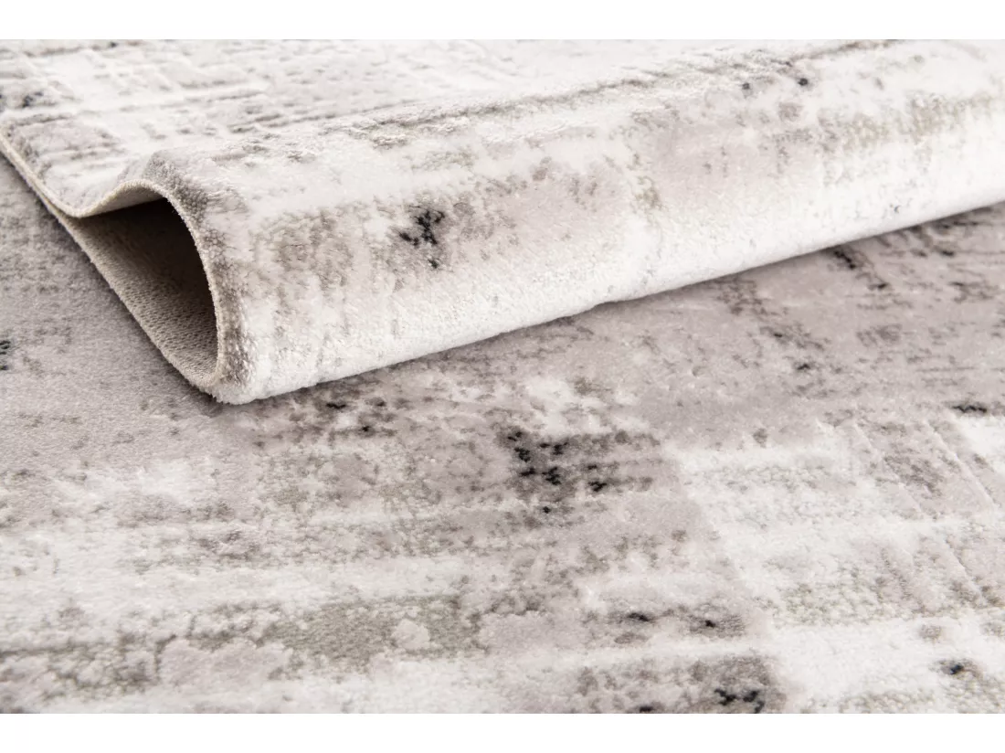 Tapis 160x160 gris Davos Miracle