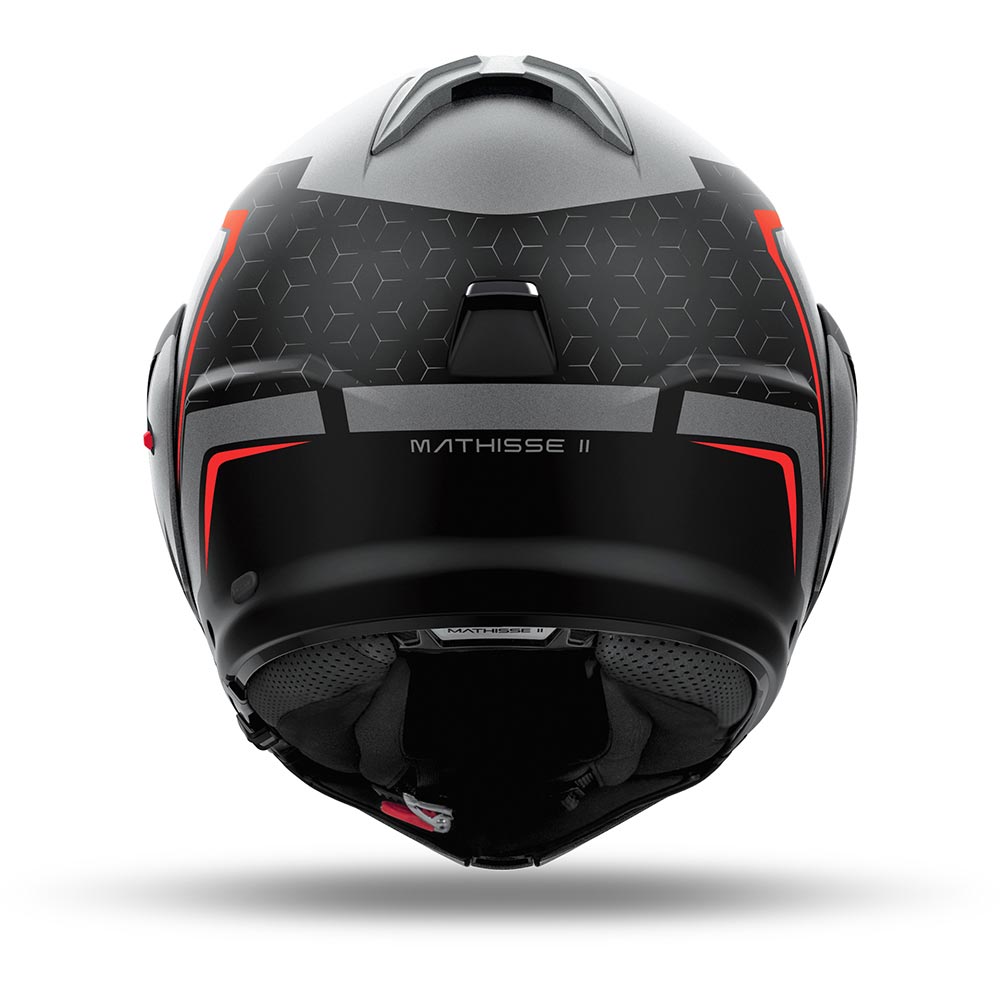 Airoh - Casque Mathisse II Magnet Gris / Noir / Rouge / Mat