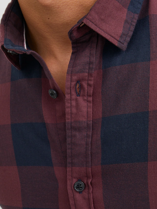 Jack & Jones Karohemd »JJ JJEGINGHAM TWILL SHIRT L/«