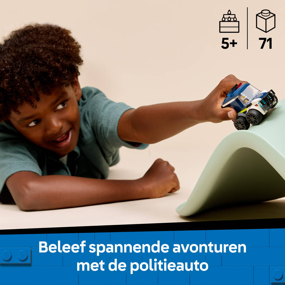 LEGO City Voertuigen politiewagen 60481