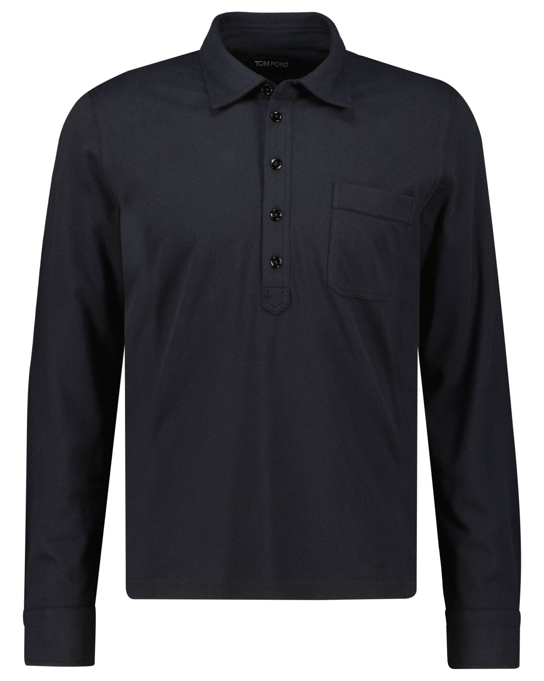 Tom Ford| Herren Longsleeve aus Baumwolle und Seide