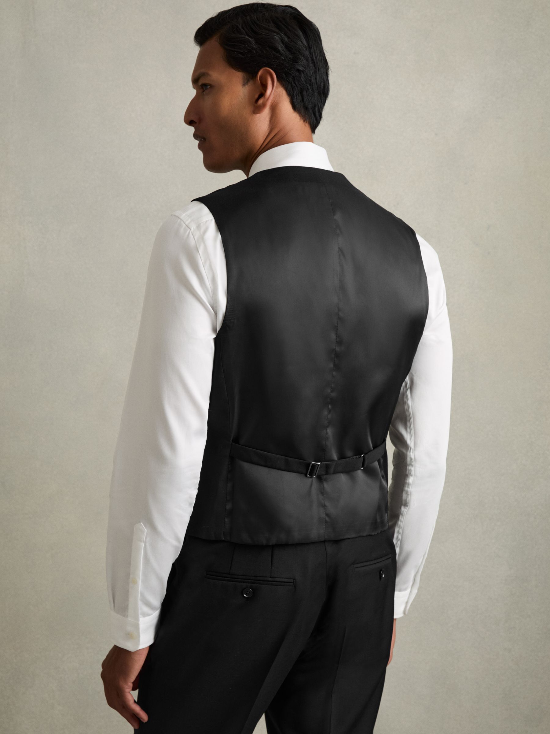 Reiss Aspire slim fit wollen gilet