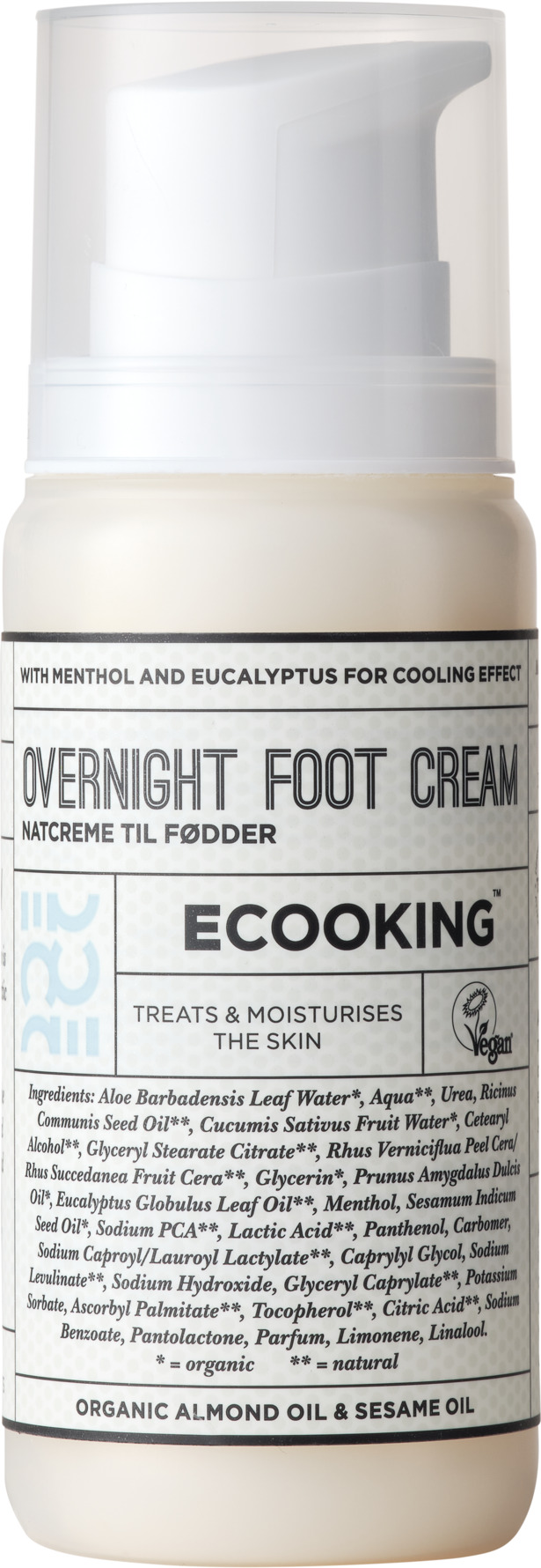 Ecooking Natcreme til Fødder 100 ml