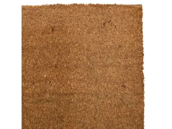 Tapis d'entrée en fibre pressée marron 40x120
