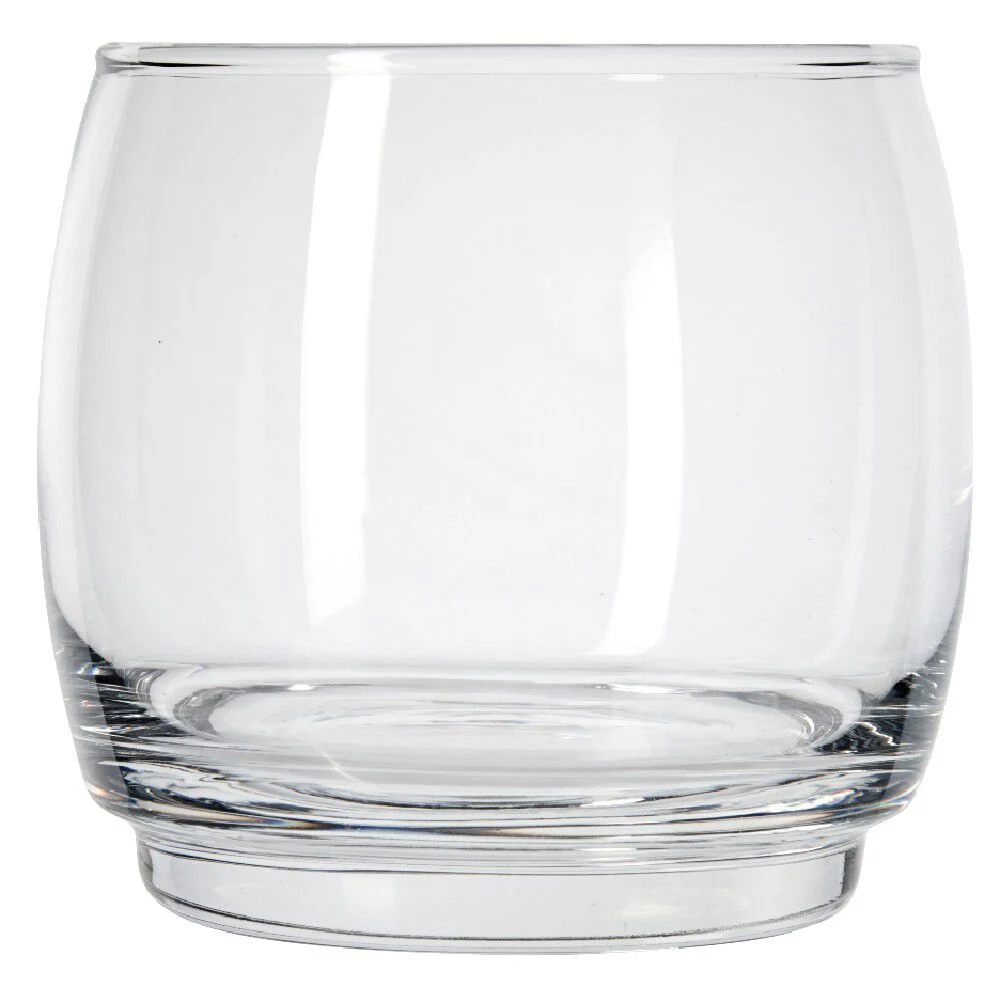 Verre bas transparent 33 cl x3