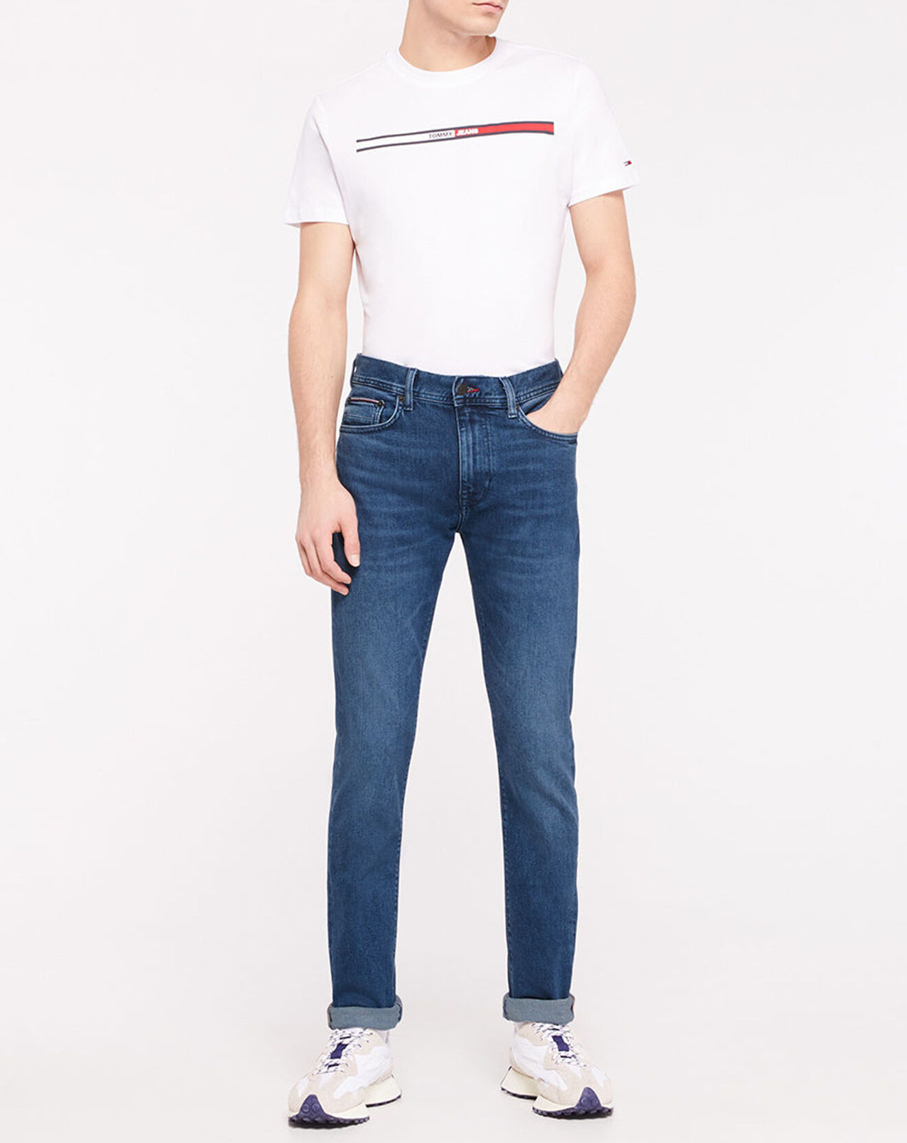 Tommy Hilfiger Jean slim Bleecker Pstr Cedar bleu