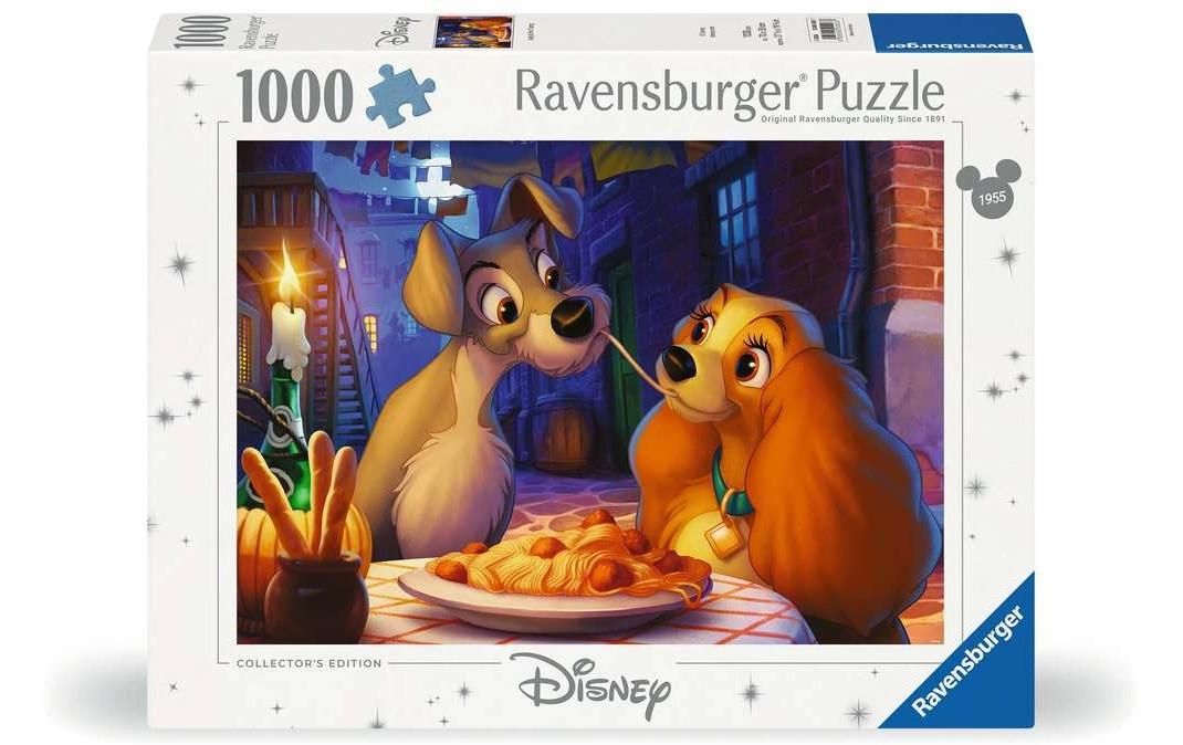 Puzzle Susi und Strolch 1000 TeileDisney Kinderpuzzle mit Premium-Qualität