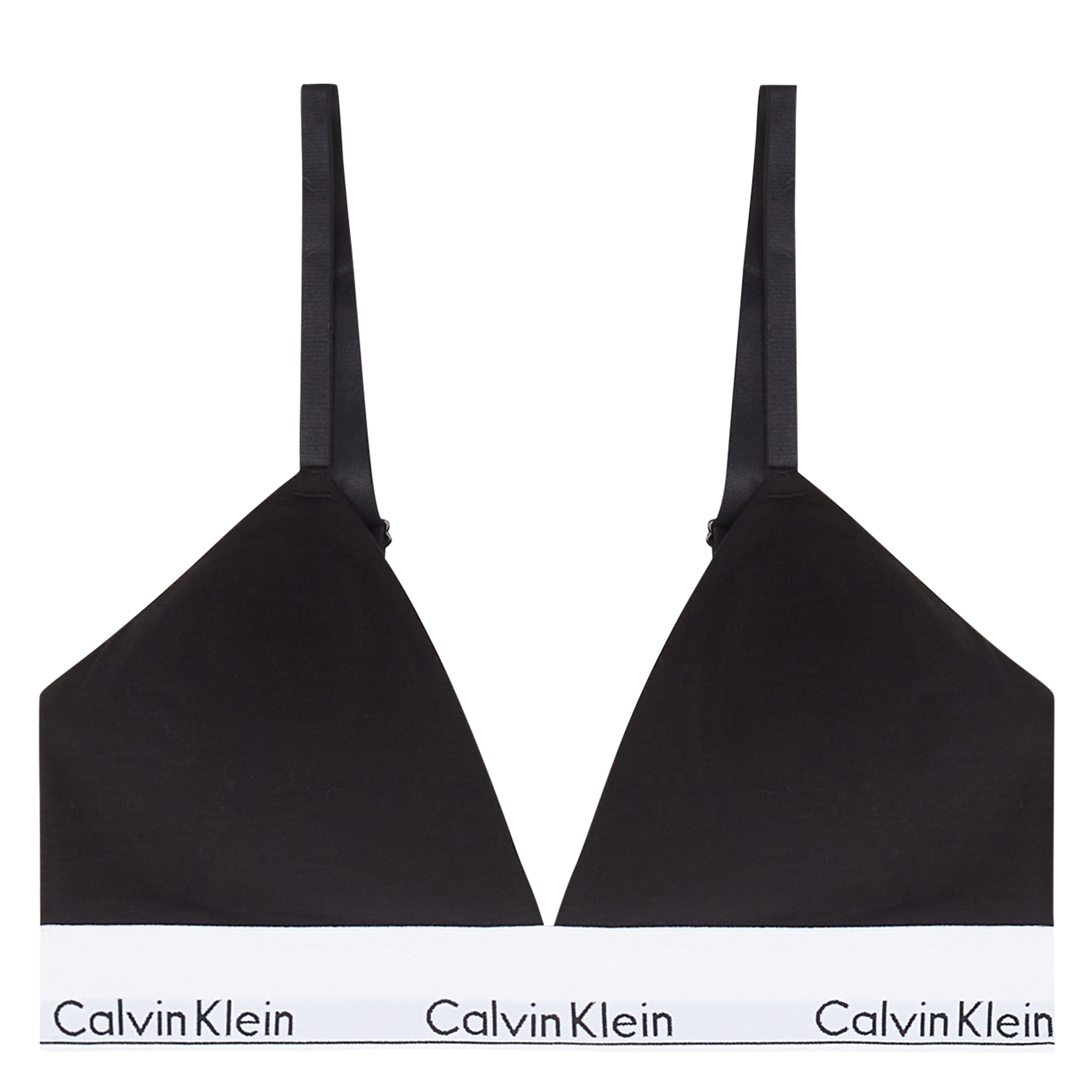 Soutien-gorge triangle en coton | Noir