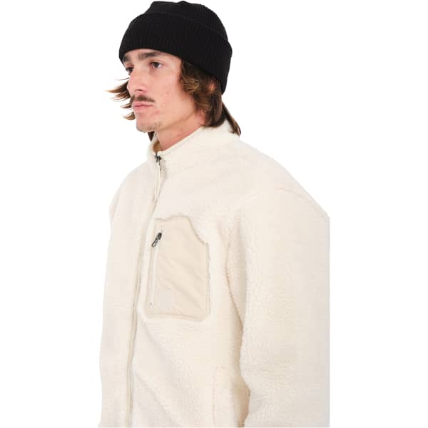 Veste polaire snowboard VOLCOM MUZZER FUZZAR ZIP DIRTY WHITE