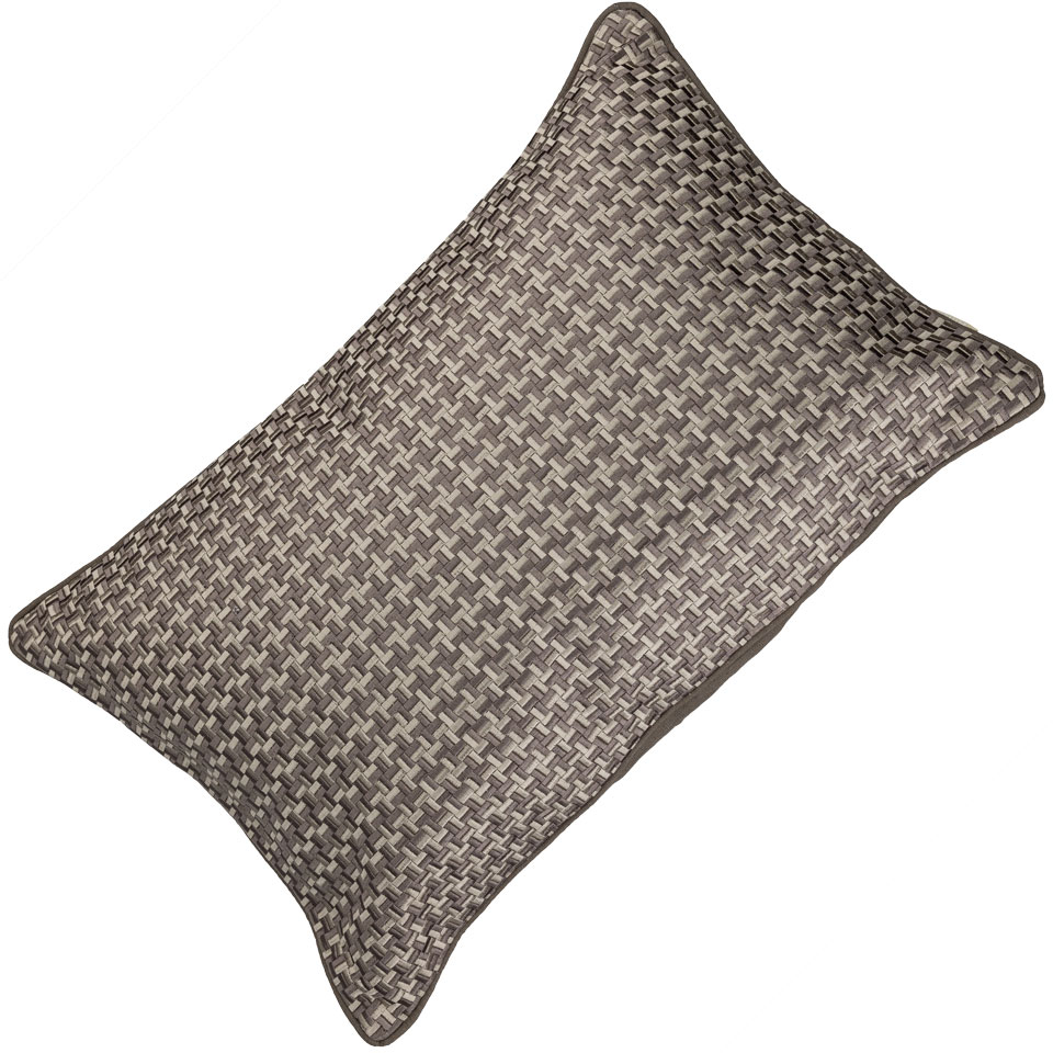 Kussen Richstitch linnen charcoal