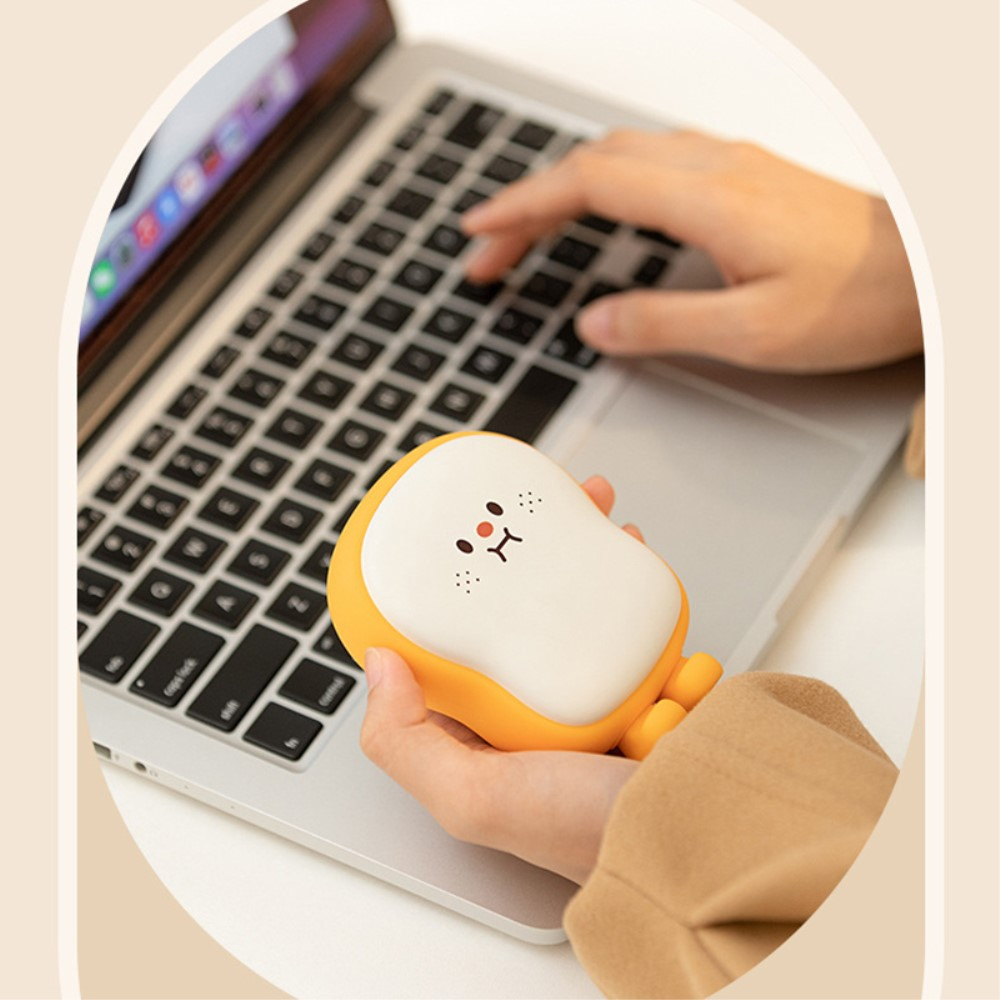 (5V/2A) 2in1 6000mAh USB Powerbank Ladegerät   Handwärmer - Toast
