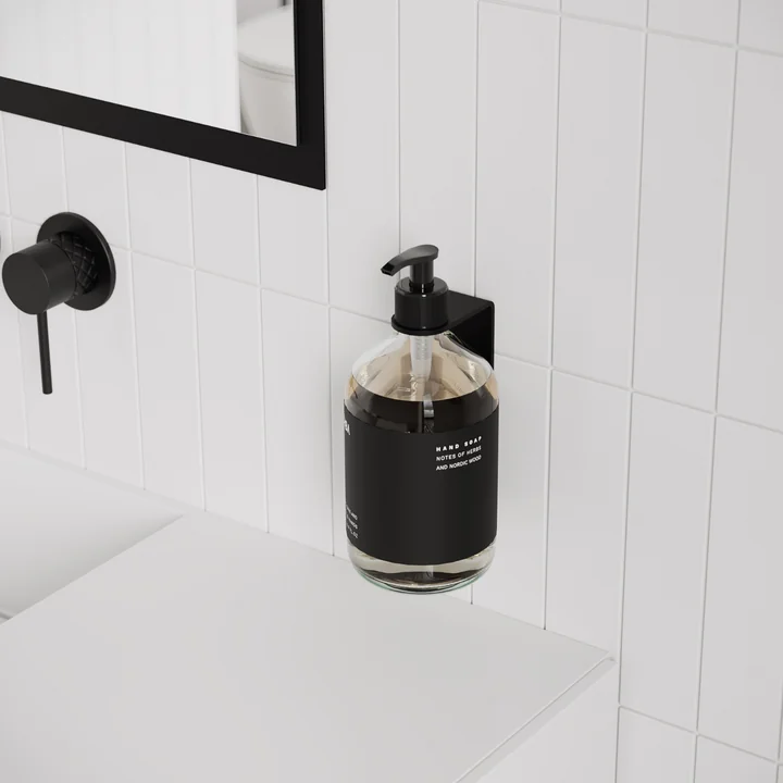 Nichba Design - Wandhalterung für Seife, weiss