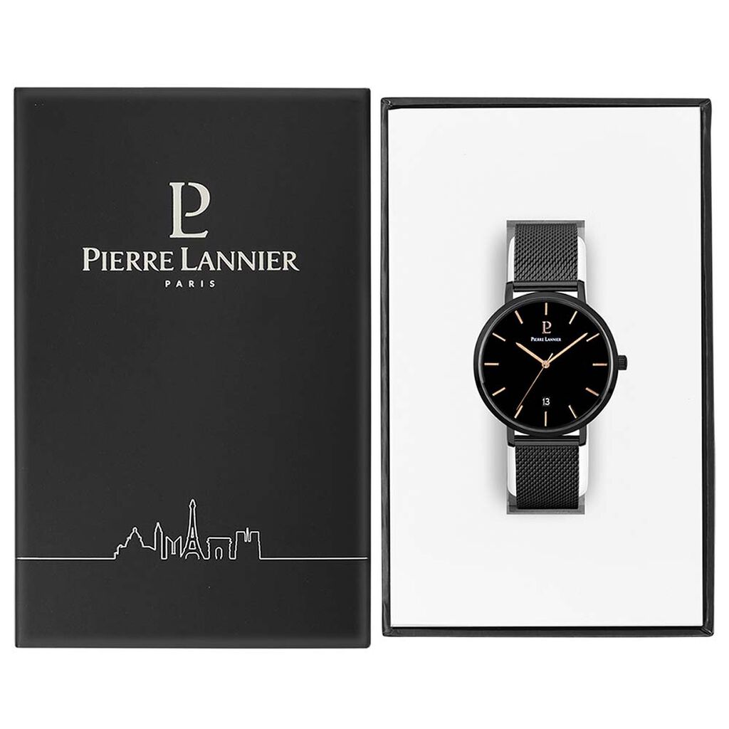 Montre Pierre Lannier Collection Echo Noir