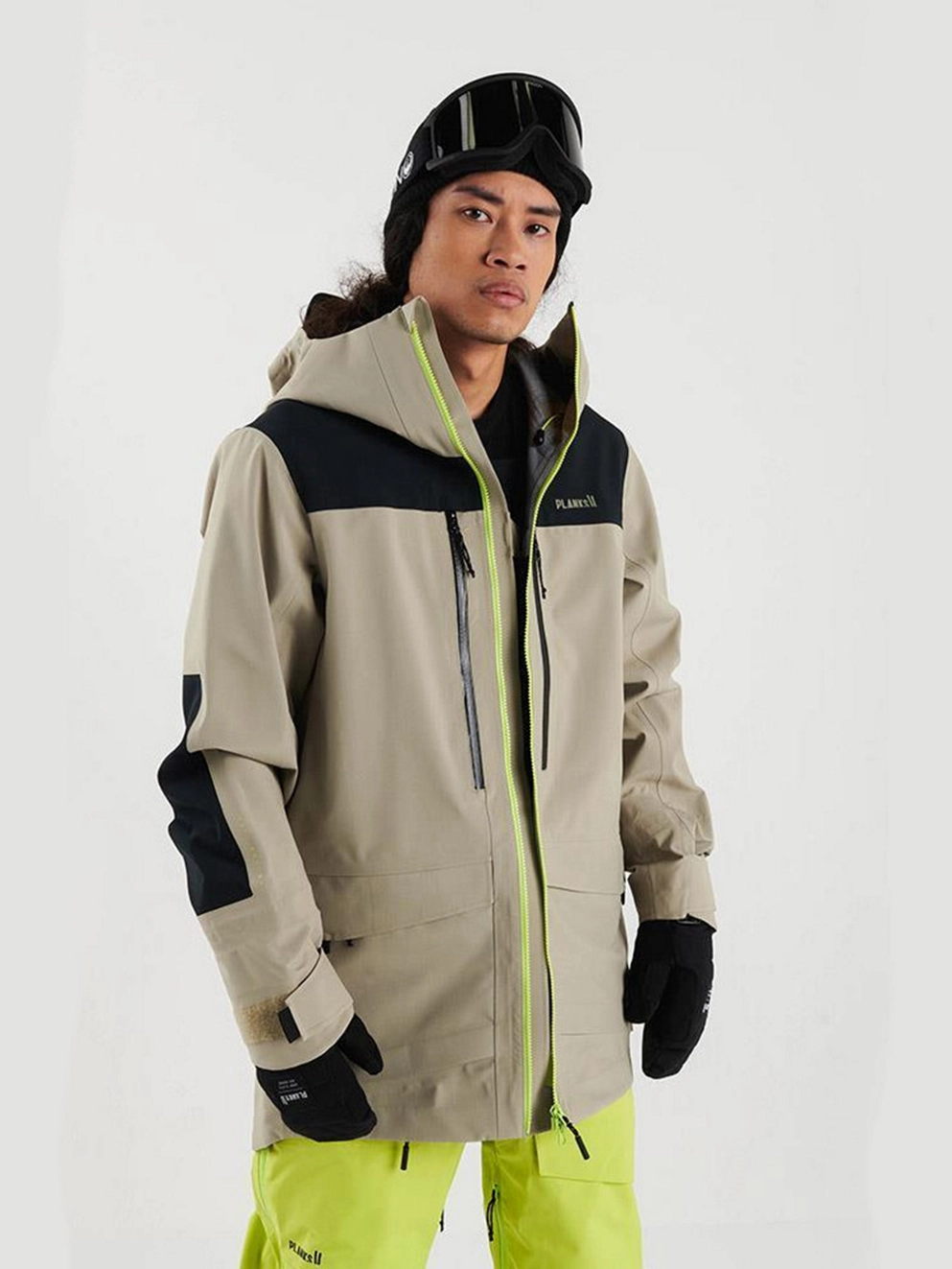 Planks Charger 3L Shell Jacket mushroom