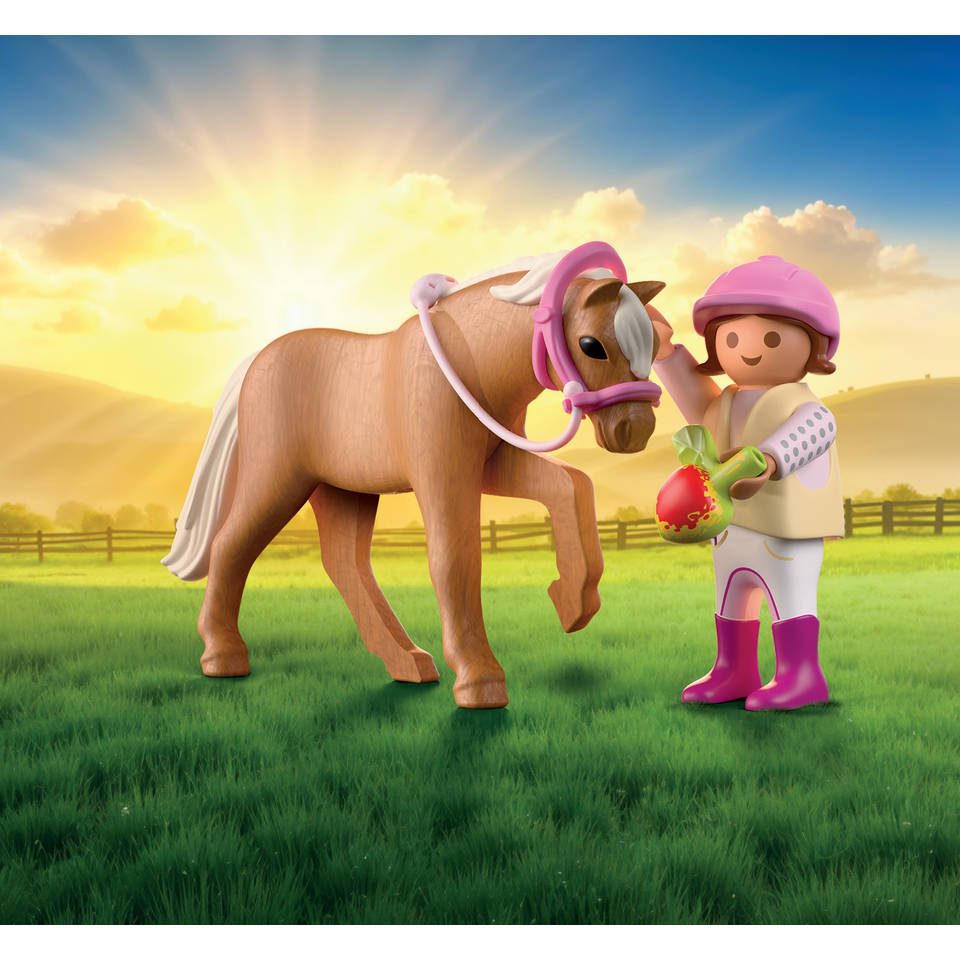 PLAYMOBIL meisje met pony 71887