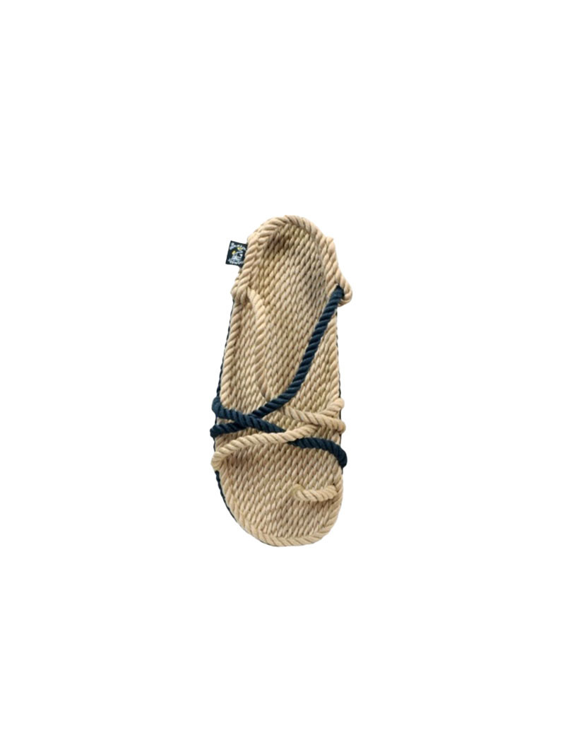 NOMADIC SANDALES CORDE TOE JOE BEIGE/NOIR