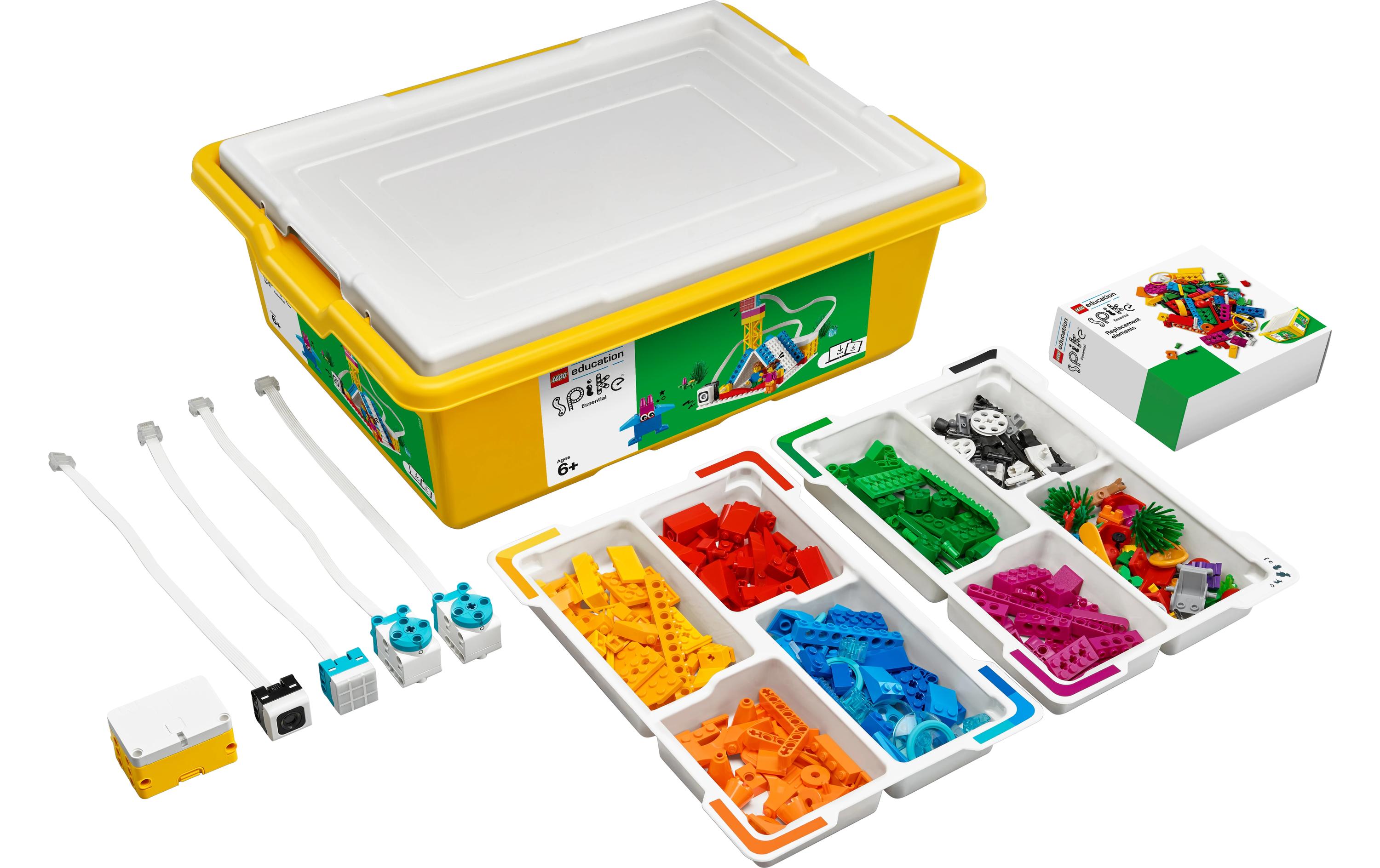 LEGO Education SPIKE Essential-Set<br>Set mit 449 Teilen für intuitives und einfaches Bauen