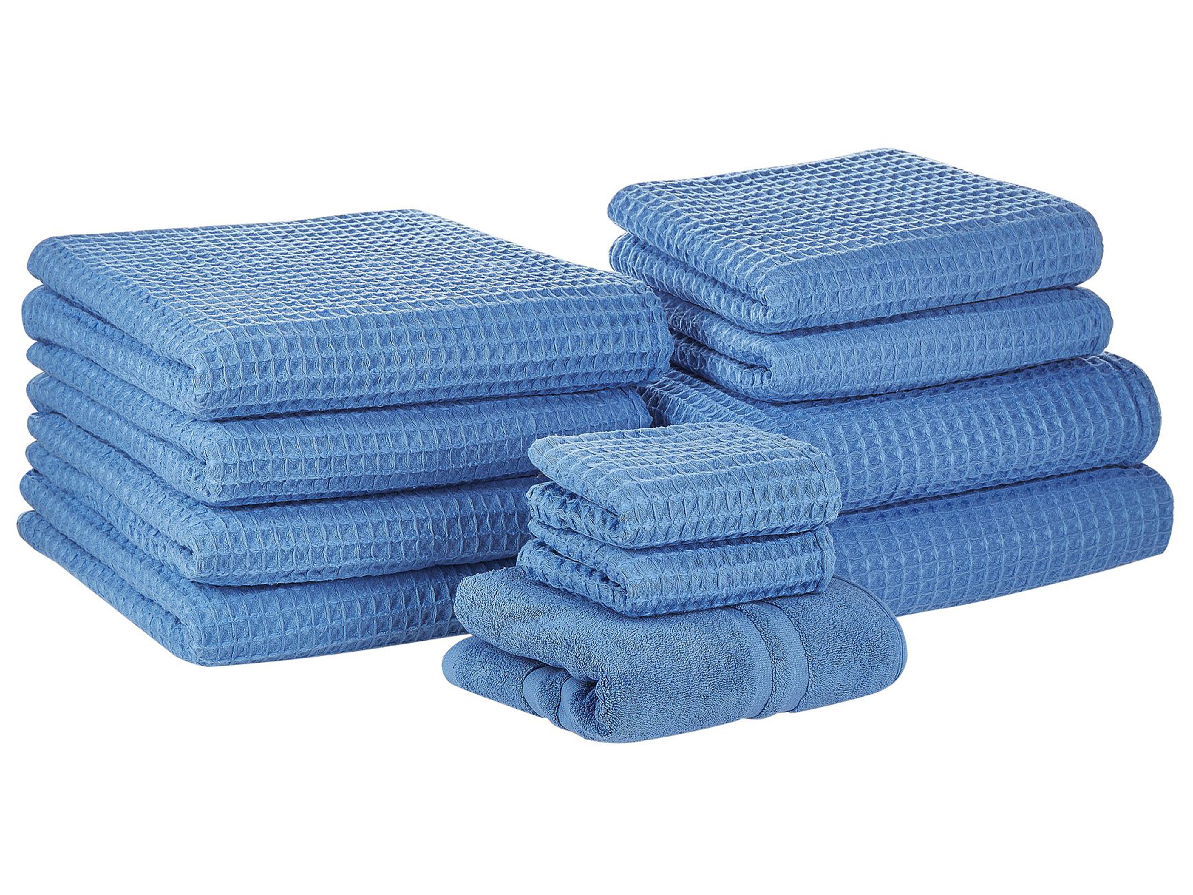 11-delige handdoekset AREORA Katoen Blauw