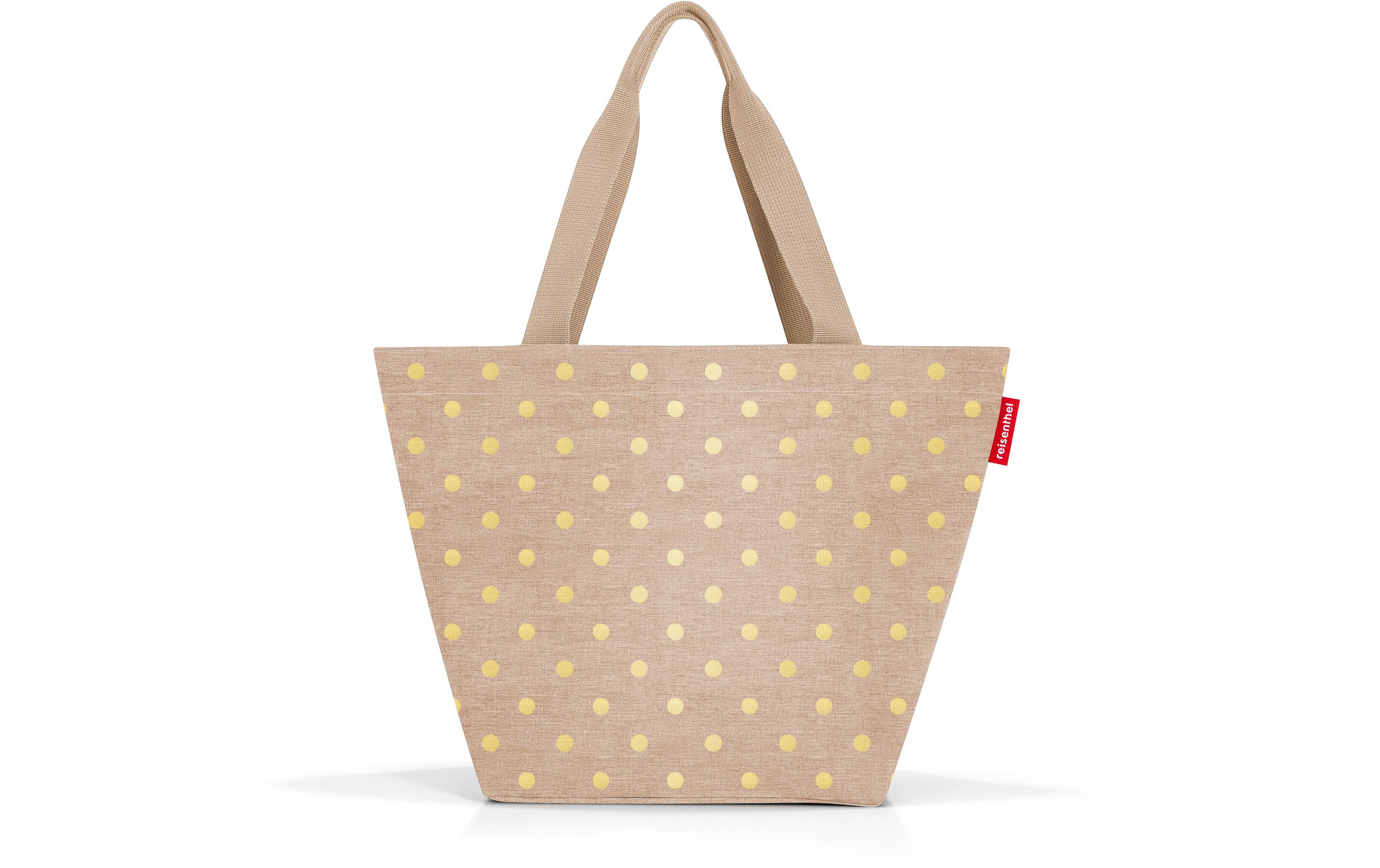 Tasche Shopper M Metallic Dots CoffeeEinkaufstasche mit Tragegriffen