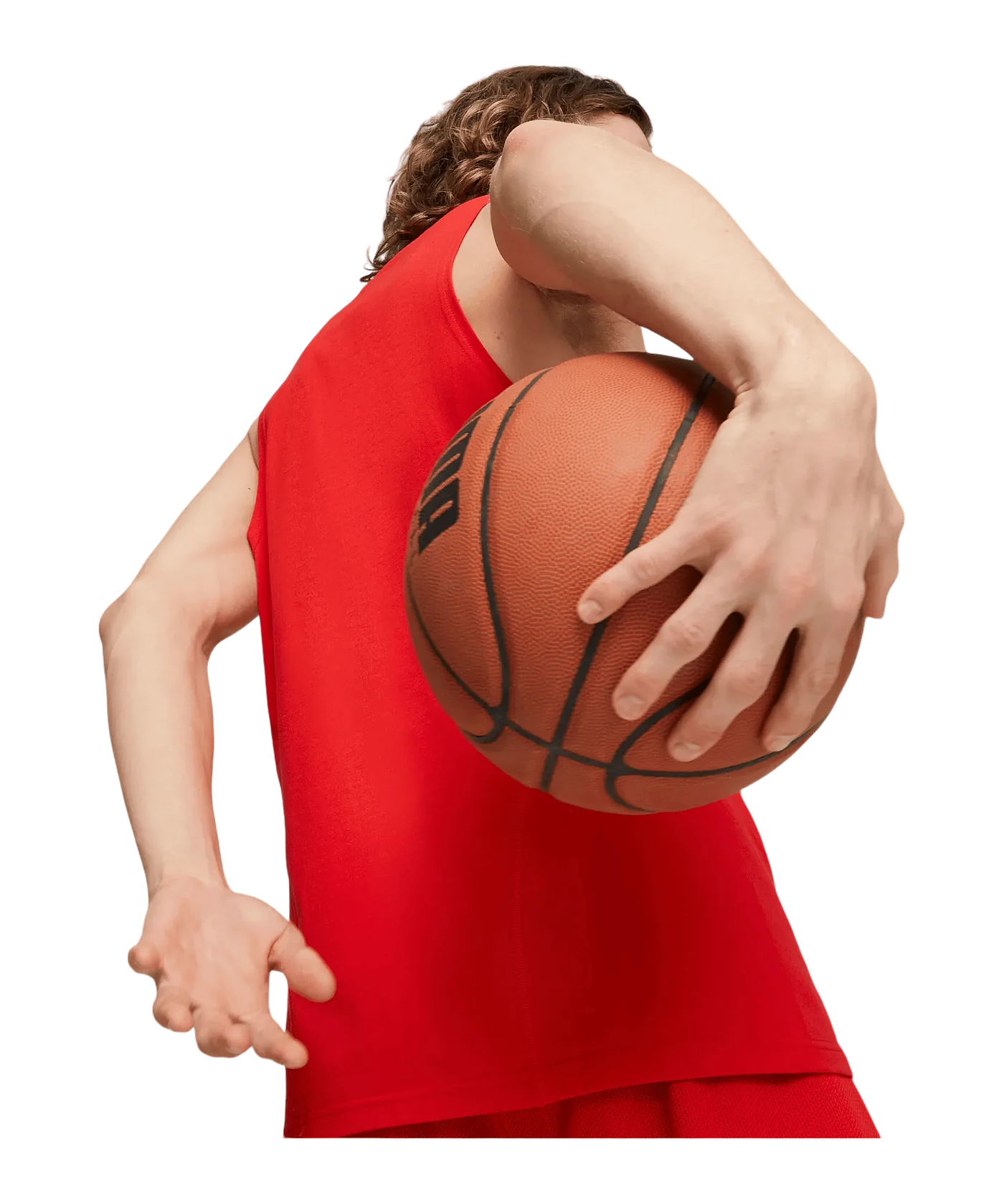 PUMA Hoops Team Drycell Tanktop Rot F04