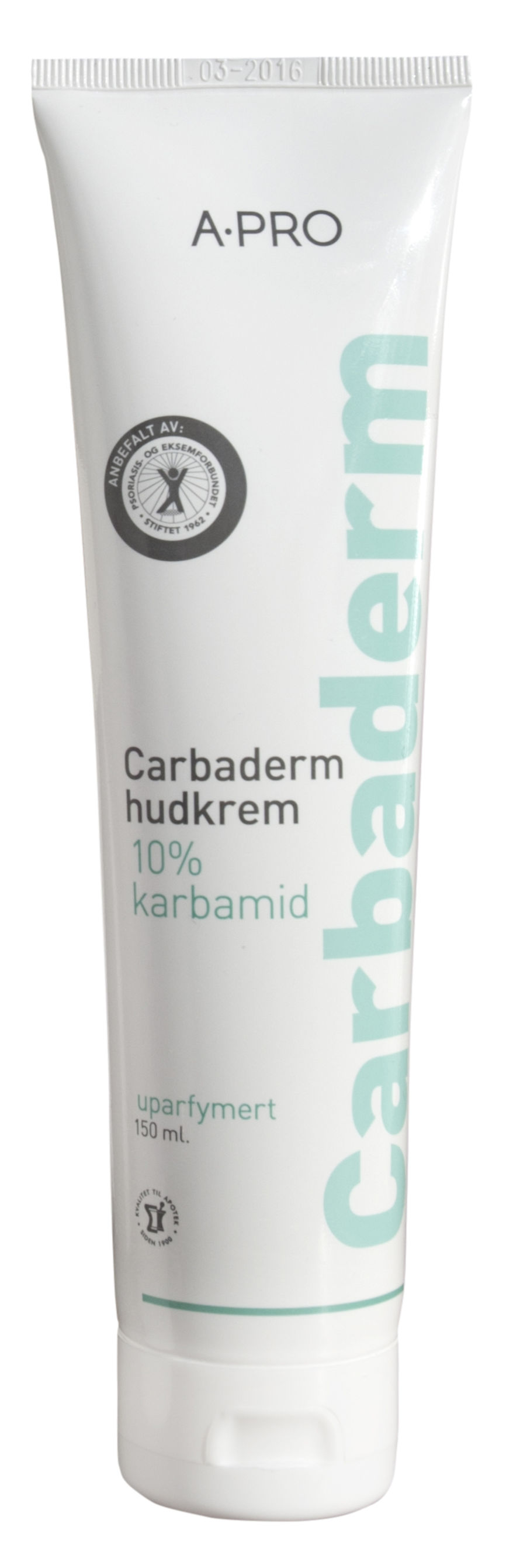Carbaderm hudkrem 10 % karbamid u/parfyme, 150 ml