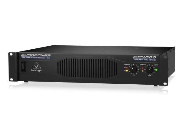 Behringer asd, 4000 W, 0,02%, 34 dB, 20000 ohm (O), 20 - 20000 Hz, 1/4