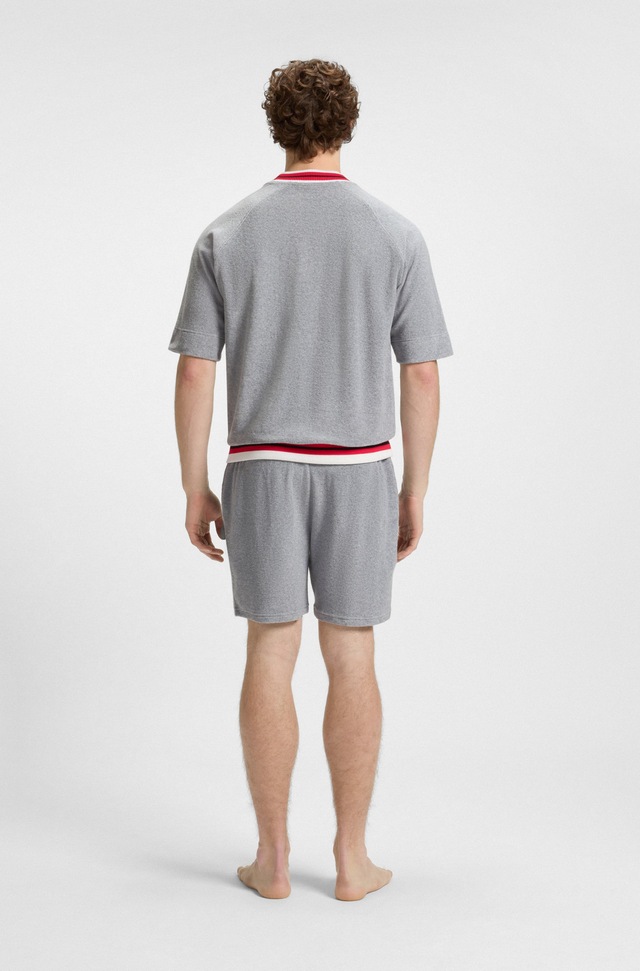 HUGO Underwear Sweatshorts »JAXON«  kontrastfarbene Details, Tunnelzug,