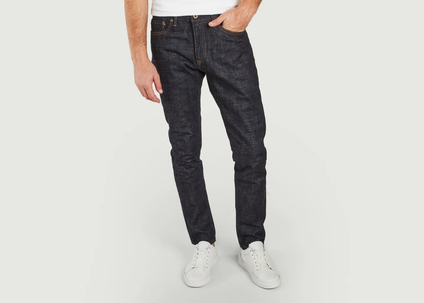 Jean selvedge tapered brut Circle Japan Blue Jeans
