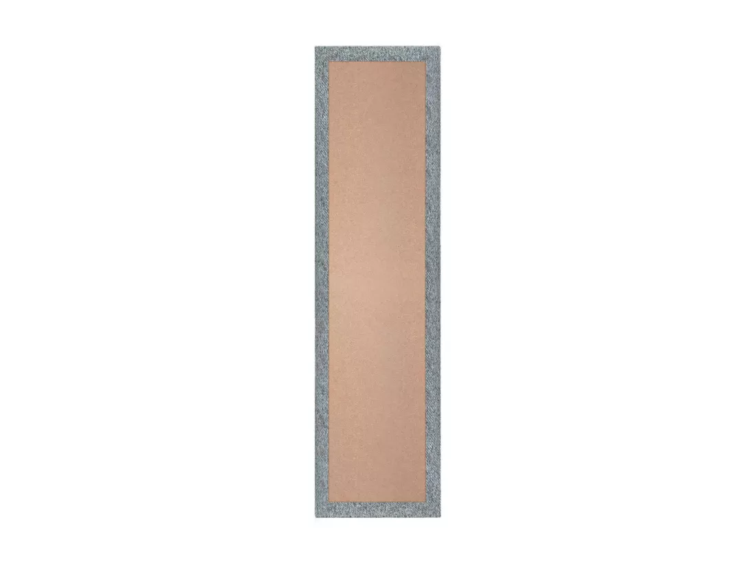 DHOME Lot de 8 Panneaux Rembourrés en Tissu Aqualine Autocollants pour Mur Acoustiques Absorbants Protection contre les choc (Gris perle, 60x30cm, x8)