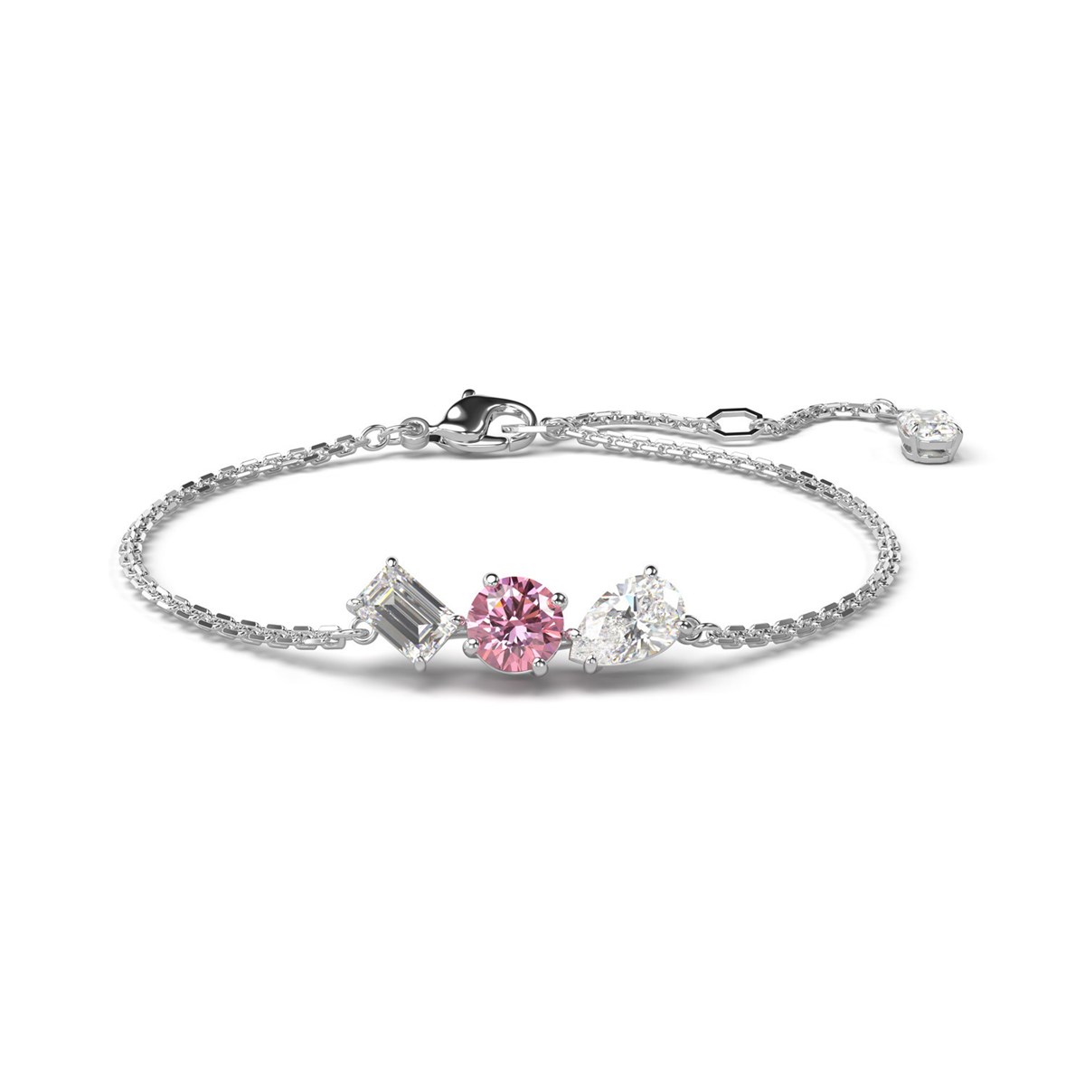 Bracelet Swarovski Mesmera rose et blanc