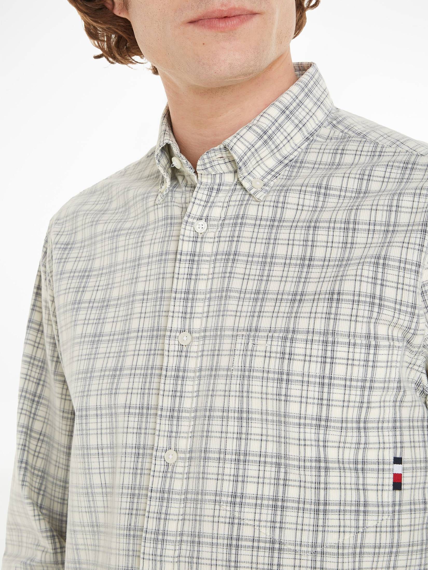 Tommy Hilfiger| Herren Cordhemd SMALL CORDUROY TARTAN Regular Fit